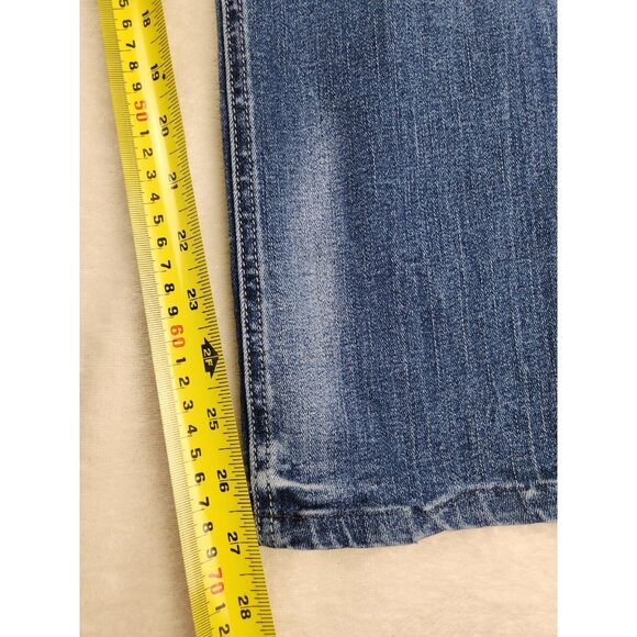 Buffalo David Bitton Jeans Mens 35"x27" Evan-X Straight Stretch Distressed - Picture 13 of 14